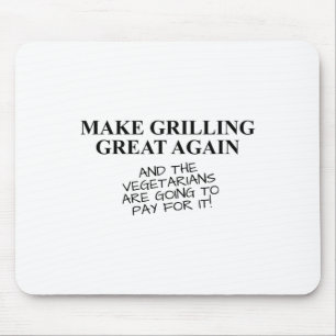 Tapis De Souris Funky Barbecue Griller Fumer Lover T Shirt Trump Q