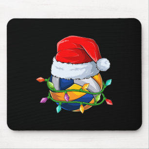 Tapis De Souris Funky Christmas Volleyball Santa Hat Xmas Garçons 