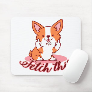 Tapis De Souris Funky Corgi Chien moyen Dog Extraire ceci