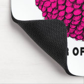 Tapis De Souris Funky rose bélier chinois Année Zodiac Mousepad (Coin)