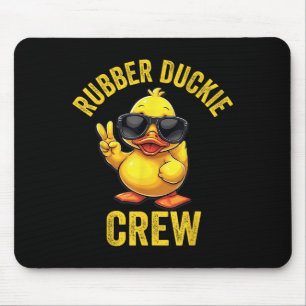 Tapis De Souris Funky Rubber Duckie Crew Cruise Rubber Duck