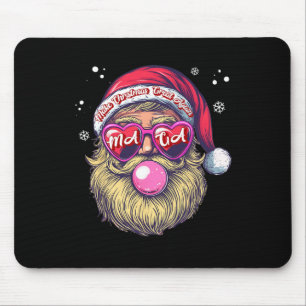 Tapis De Souris Funky Trump Père Noël Noël rose bulle gomme Faire