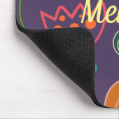 Tapis De Souris Funky Tulip Purple Pattern Personalised (Coin)