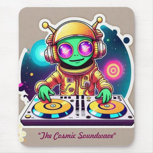 Tapis De Souris "Funky Vibes Only" (Devant)