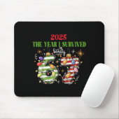 Tapis De Souris Funny 2025 The Year I Survived Barely 67 Christmas (Avec souris)
