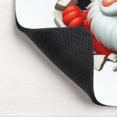 Tapis De Souris Funny 3D Santa Claus Christmas Holiday Design (Coin)