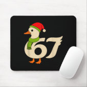 Tapis De Souris Funny 67 Goose Christmas 6 7 Meme Duck Santa Hat F (Avec souris)