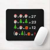 Tapis De Souris Funny 67 Meme Christmas Math Teacher Santa Six Sev (Avec souris)