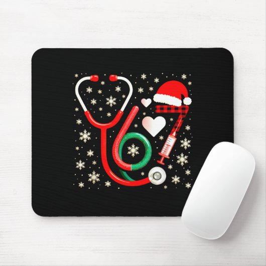 Tapis De Souris Funny 67 Meme Nurse Six Seven Nursing Festive Chri (Avec souris)