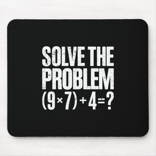 Tapis De Souris Funny 67 Meme Pemdas Math Teacher Brainrot Element (Devant)