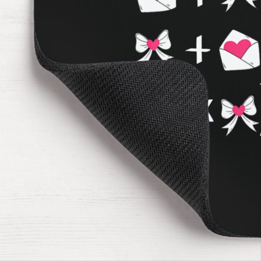 Tapis De Souris Funny 67 Meme Valentine Math Teacher Bow Six Seven (Coin)