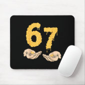 Tapis De Souris Funny 67 Six Seven Cheesy Mac & Cheese 6 7 Kid (Avec souris)