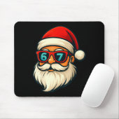 Tapis De Souris Funny 6 7 Six Seven Meme Santa Face 67 Christmas Y (Avec souris)