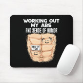 Tapis De Souris Funny Abs Exercice Muscle Building Bodybuilding 1 (Avec souris)