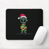 Tapis De Souris Funny Alien Christmas Graphics Lights Lover Extrat (Avec souris)