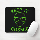 Tapis De Souris Funny Alien Ufo Area 51 - Keep It Cosmic Comfort C (Avec souris)