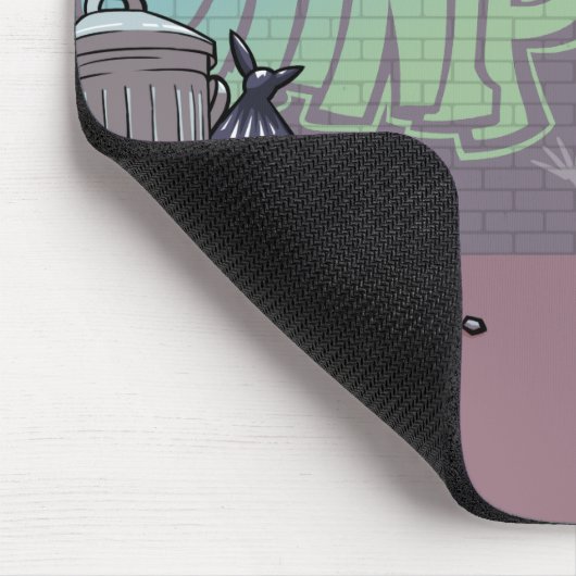Tapis De Souris Funny Alley Cats Ajouter Le Nom Skateboard Graffit (Coin)