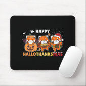 Tapis De Souris Funny Animals For The Holidays Red Panda Christmas (Avec souris)