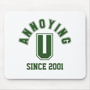 Tapis De Souris Funny Annoying You Mousepad, Green