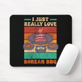 Tapis De Souris Funny Asiatique - Coréen Bbq (Avec souris)