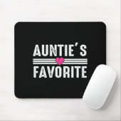Tapis De Souris Funny Auntie'ss Favorite Son Daughter I'm Auntie's (Avec souris)