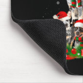 Tapis De Souris Funny Australian Cattle Dog Dog Christmas Tree - B (Coin)