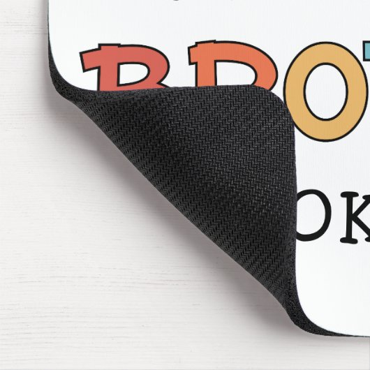 Tapis De Souris Funny Awesome Frère | Cadeau pour Meilleur Frère j (Coin)