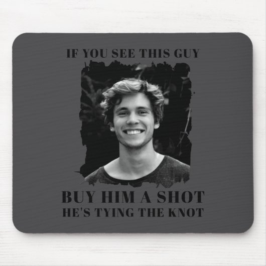 Tapis De Souris Funny Bachelor Party Mens  (Devant)