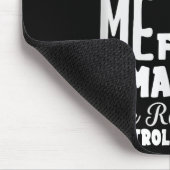 Tapis De Souris Funny Bartender Thou Shall Not Test Me Quote (Coin)