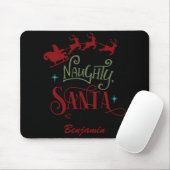 Tapis De Souris Funny Be Naughty Save Santa The Trip Christmas T S (Avec souris)