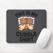 Tapis De Souris Funny Beaver Couple This Is My Cuddle  (Avec souris)
