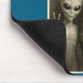 Tapis De Souris Funny Bigfoot, Alien, &amp; Yeti Sasquatch Rock On (Coin)