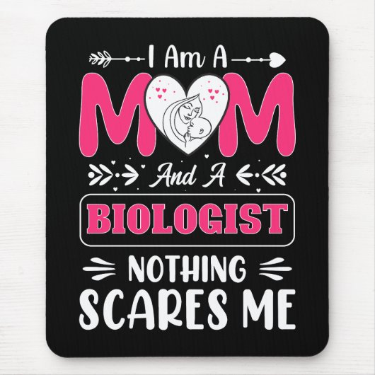 Tapis De Souris Funny Biologiste Maman, Biologiste Maman Funny (Devant)