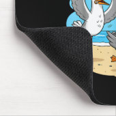 Tapis De Souris Funny Bird Playing Volleyball Mine Game Day Vibes  (Coin)