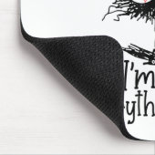 Tapis De Souris Funny Black Cat It's Fine Im Fine Tout est wifi (Coin)