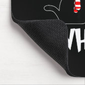 Tapis De Souris Funny Black Cat Xmas Pushing Christmas Tree Over C (Coin)