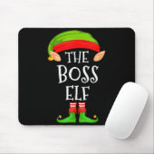 Tapis De Souris Funny Boss Elf Family Christmas Boss Elf Sweater M (Avec souris)
