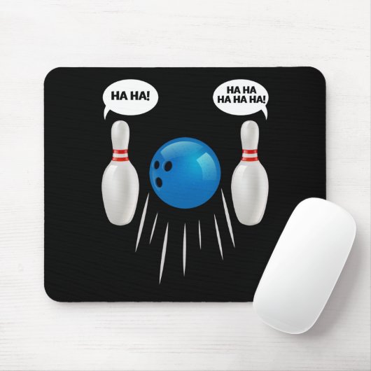 Tapis De Souris Funny Bowling (Avec souris)