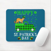 Tapis De Souris Funny Buffalo Plaid Green Truck Cougar St Patrick  (Avec souris)