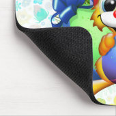 Tapis De Souris Funny Bunny biting an Easter Egg (Coin)