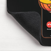 Tapis De Souris Funny Call The Ball Volleyball Leopard Ball Mom Mo (Coin)