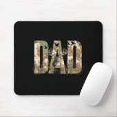Tapis De Souris Funny Camo Dad Hunting Camouflage Deer Father's Da (Avec souris)