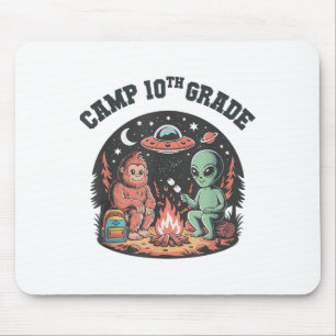 Tapis De Souris Funny Camp Out 10e année Camping Bigfoot Alien C