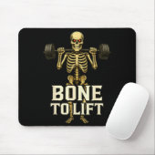 Tapis De Souris Funny Cartoon Skeleton Play On Words (Avec souris)