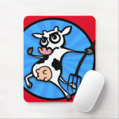 TAPIS DE SOURIS FUNNY CARTOON VACHE MOUSE PAD (Avec souris)