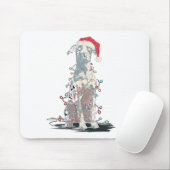 Tapis De Souris Funny Catahoula Leopard Dog Christmas Graphics Lig (Avec souris)