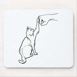 Tapis De Souris Funny Chat meilleur ami Amoureux des chats de la p
