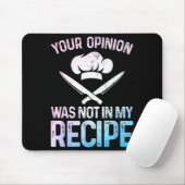 Tapis De Souris Funny Chef Design For Men Women Cook Cooking Culin (Avec souris)