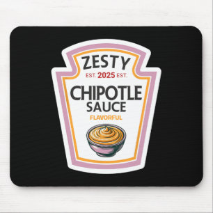 Tapis De Souris Funny Chemise d'Halloween 2025 Cadeau Zesty Chipot