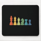 Tapis De Souris Funny Chess Eces Board Game Lover Player Themed Ch (Devant)